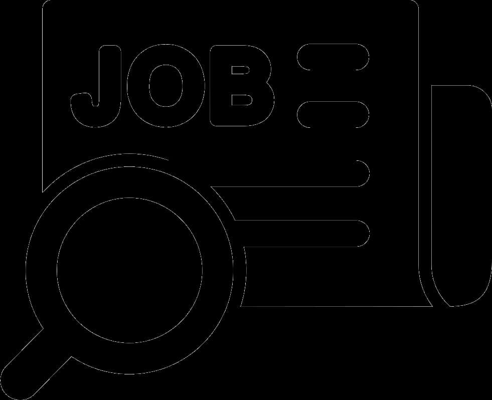 Job Search Icon Outline PNG