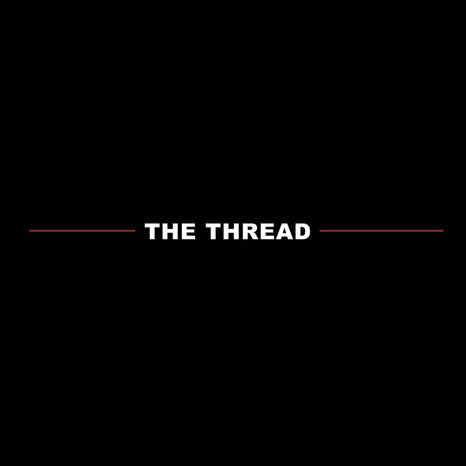 The Thread Logo On A Black Background Wallpaper