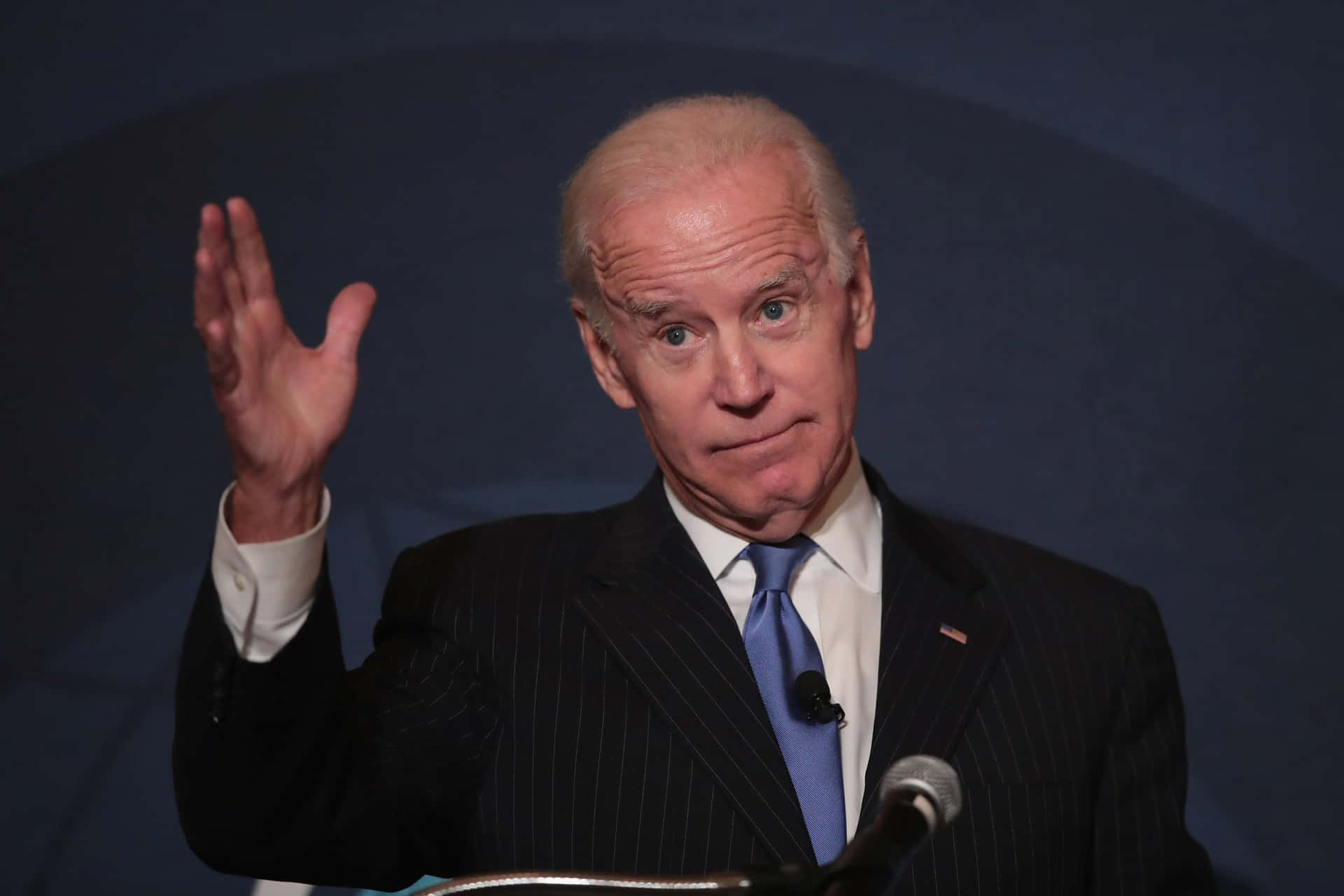 Candidatopresidencial Demócrata Joe Biden Debate Los Problemas De Las Elecciones De 2020