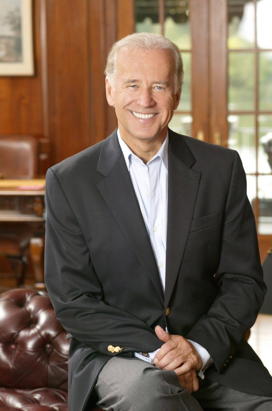 Joe Biden, smiling during his 2020 campaign Wallpaper