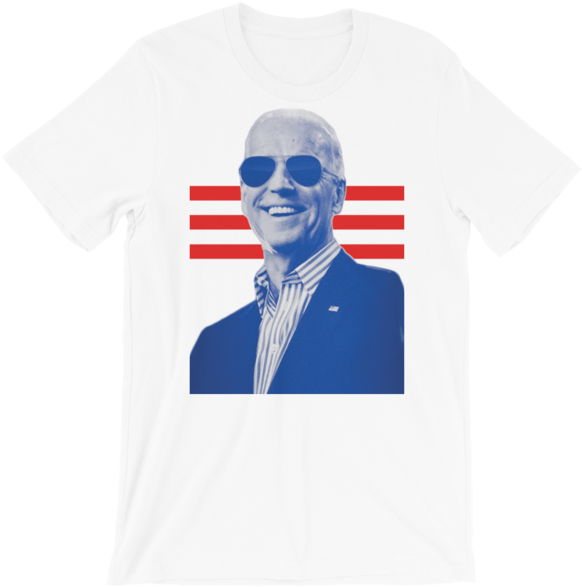 Joe Biden Sunglasses Graphic Tshirt Design PNG