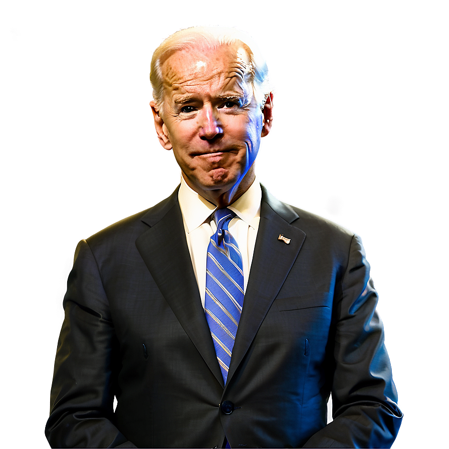 Download Joe Biden With Microphone Png Mgw | Wallpapers.com