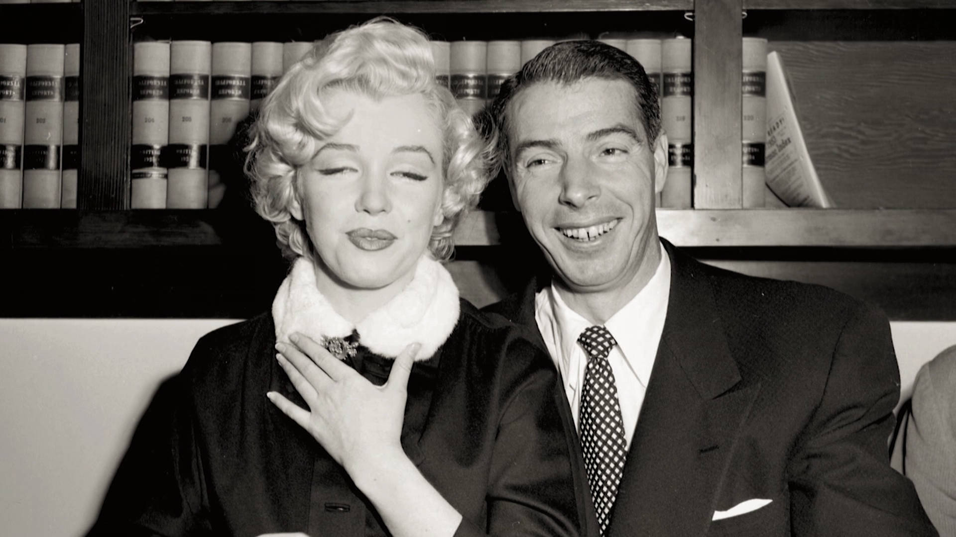 Joe DiMaggio og Marilyn Monroe tapet Wallpaper
