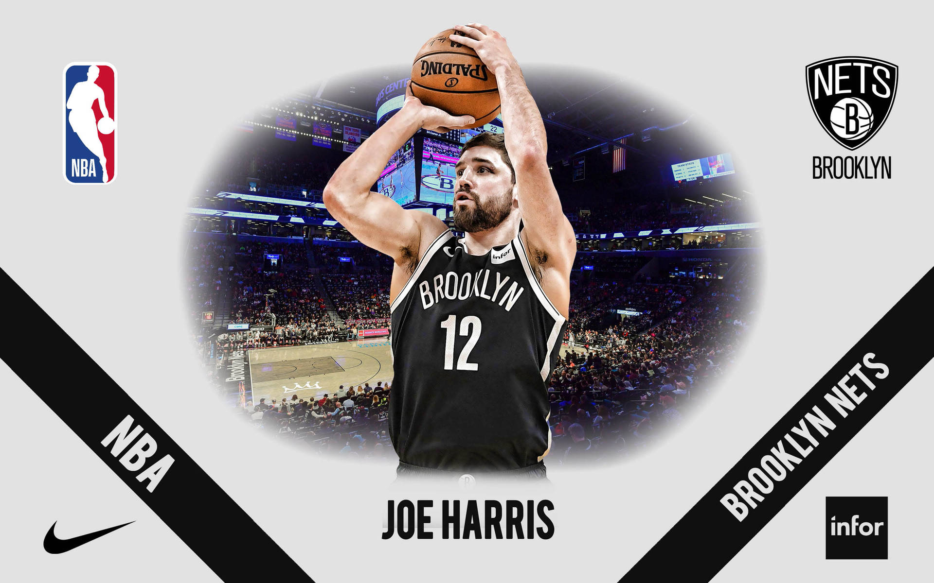 Joe Harris NBA Poster Wallpaper