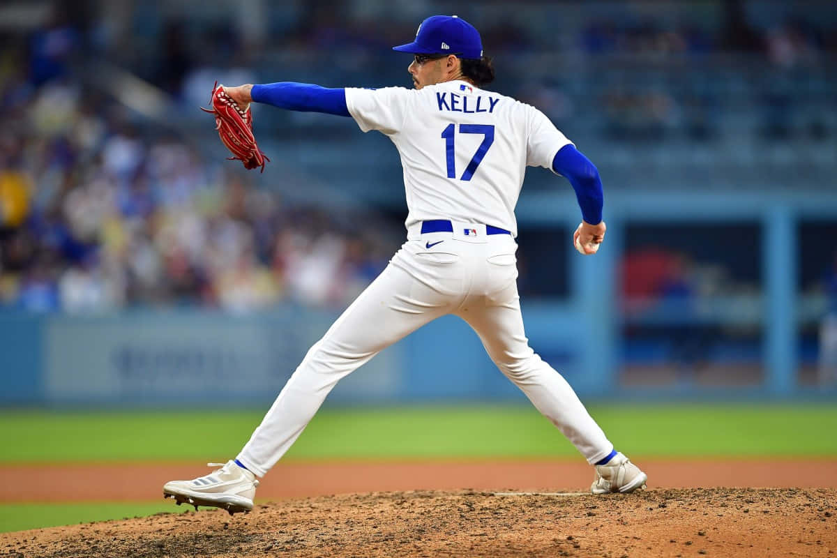 Joe Kelly Pitching Motion Baseball Game Wallpaper