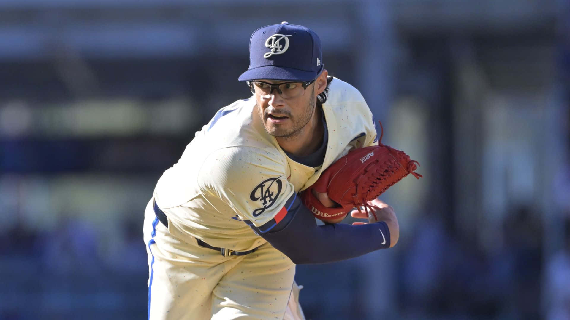 Joe Kelly Pitching Motion Los Angeles Dodgers Wallpaper