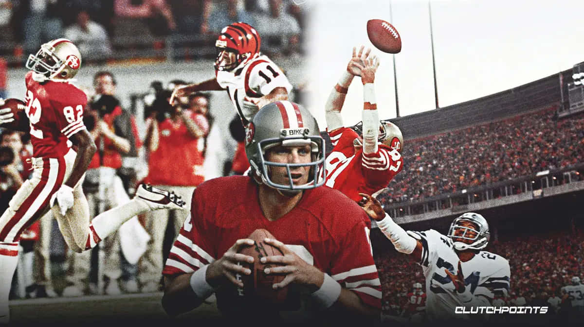 Legendary Quarterback Joe Montana Wallpaper