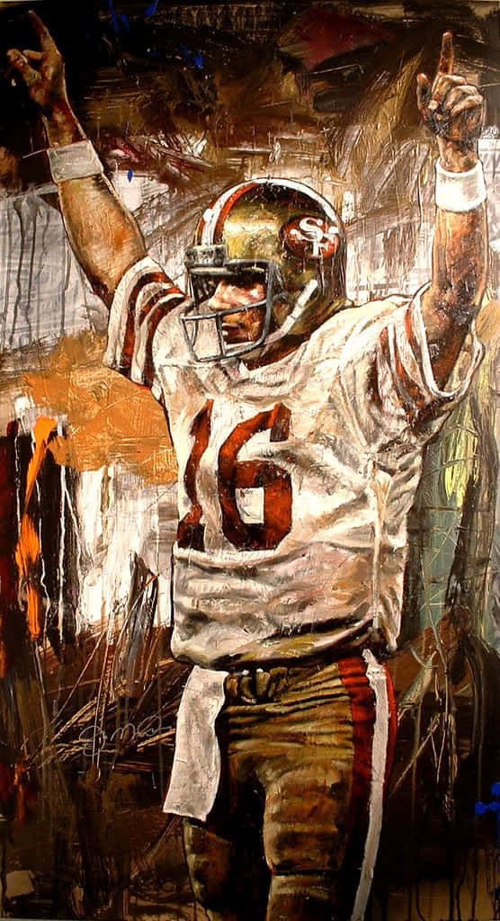 Hall of Fame Quarterback Joe Montana Wallpaper