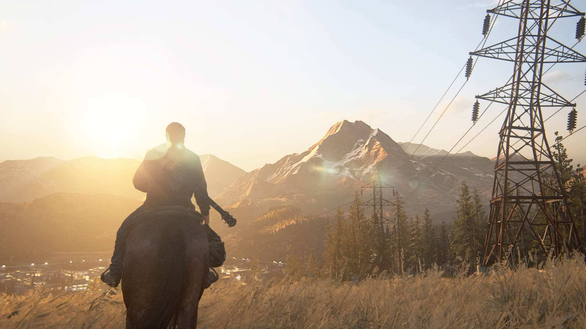 Joel Riding A Horse The Last Of Us