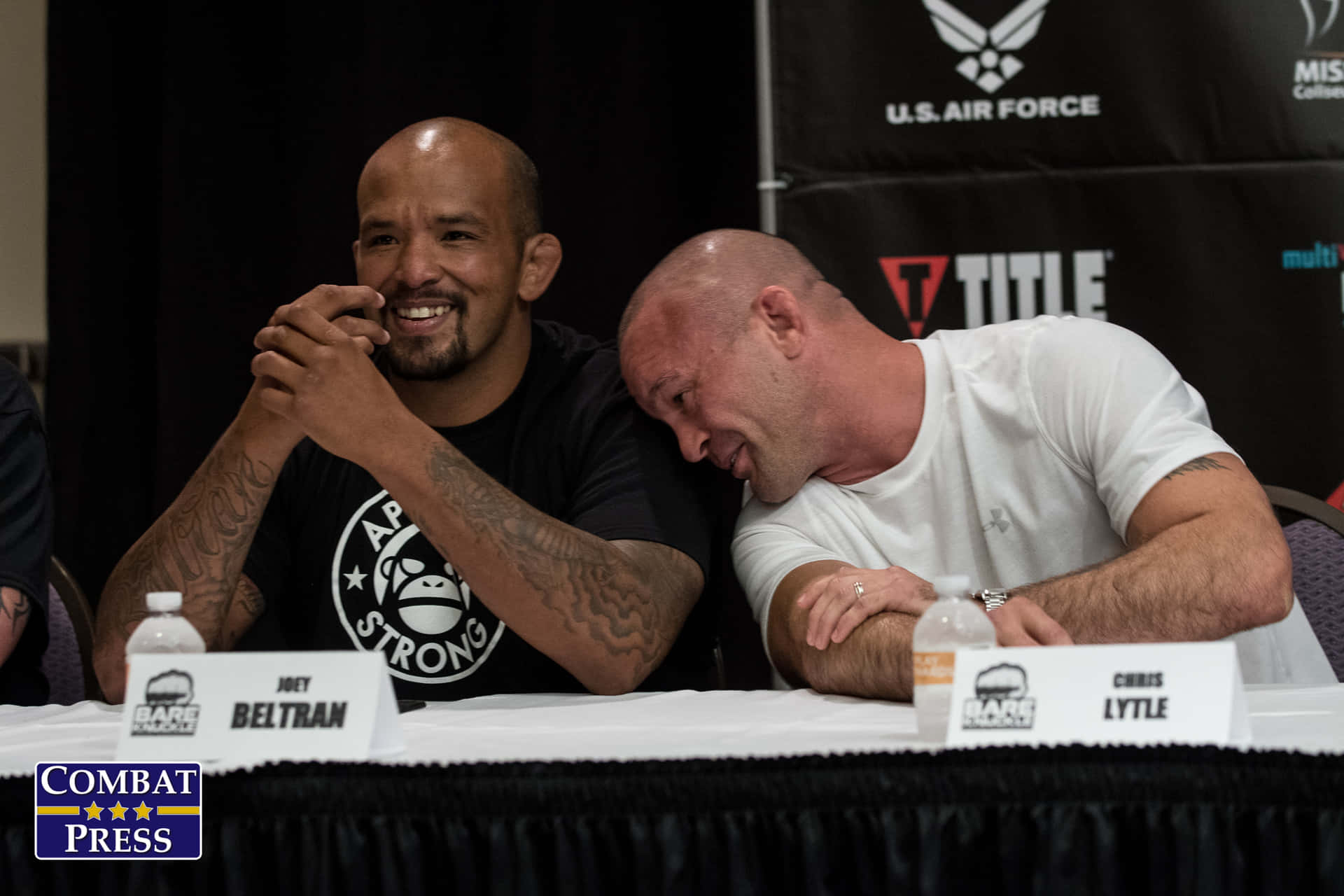 Joey Beltran And Chris Lytle Bare Knuckle Press Conference Wallpaper