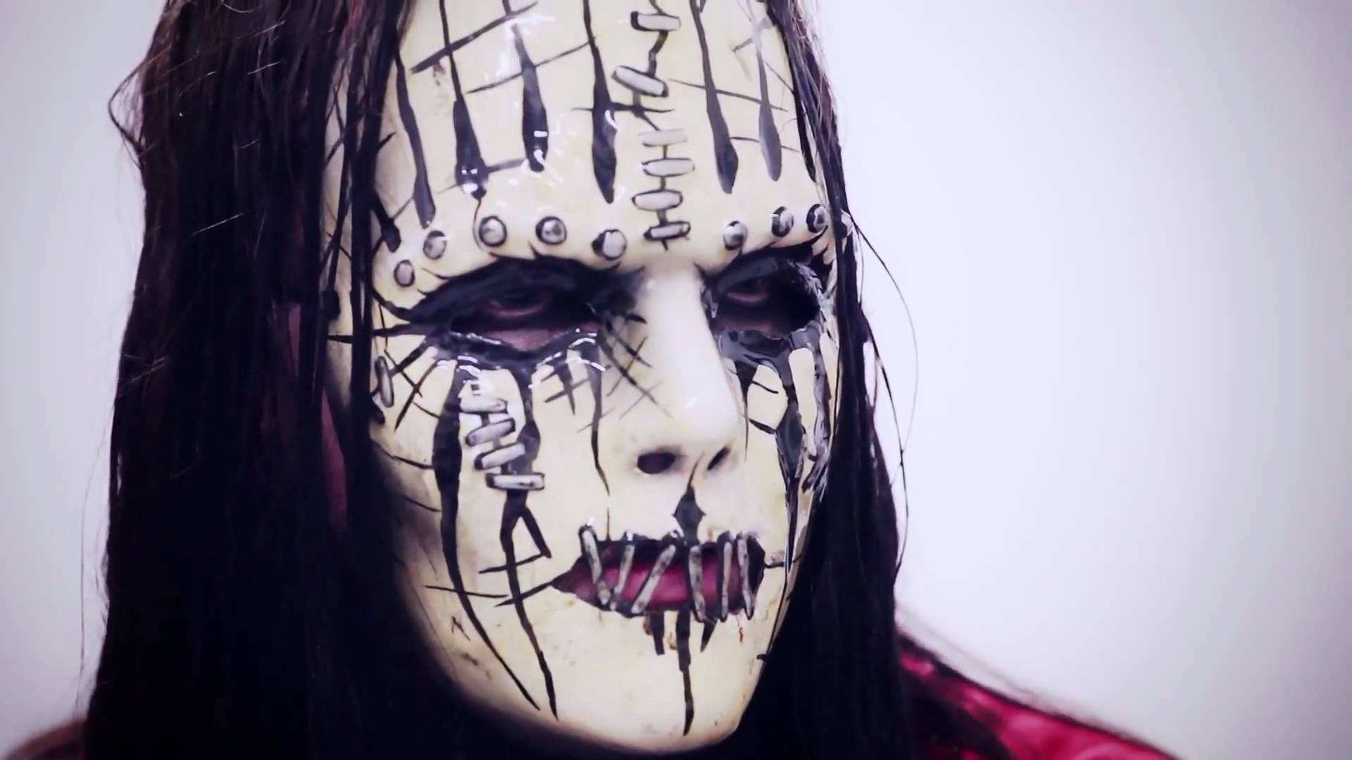 Joey Jordison Skræmmende Maske Wallpaper
