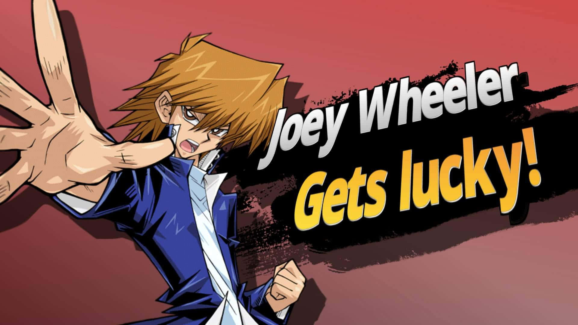 Joey Wheeler from Yu-Gi-Oh! in action Wallpaper
