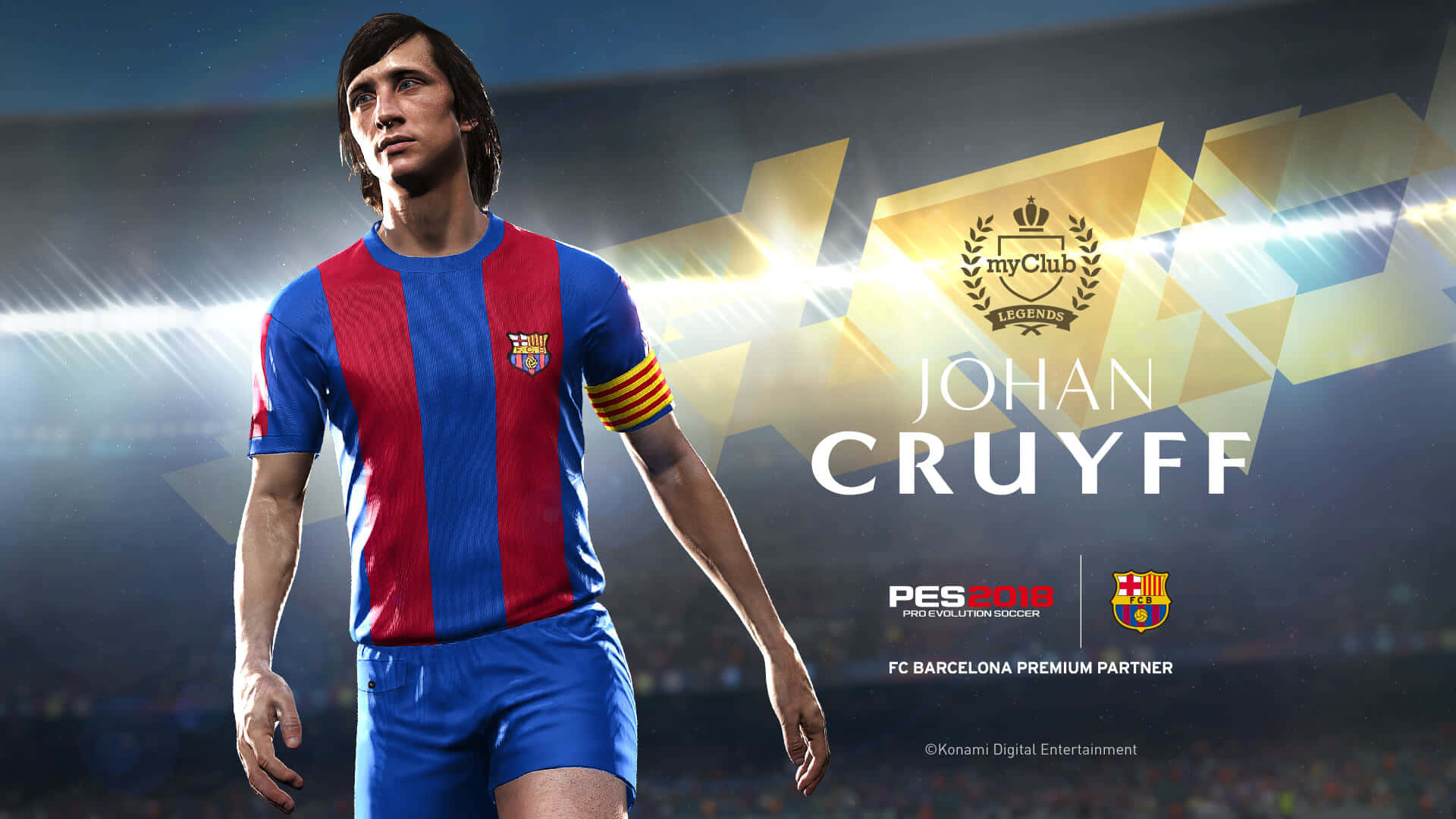 Johan Cruyff Pro Evolution Soccer 2018 Wallpaper