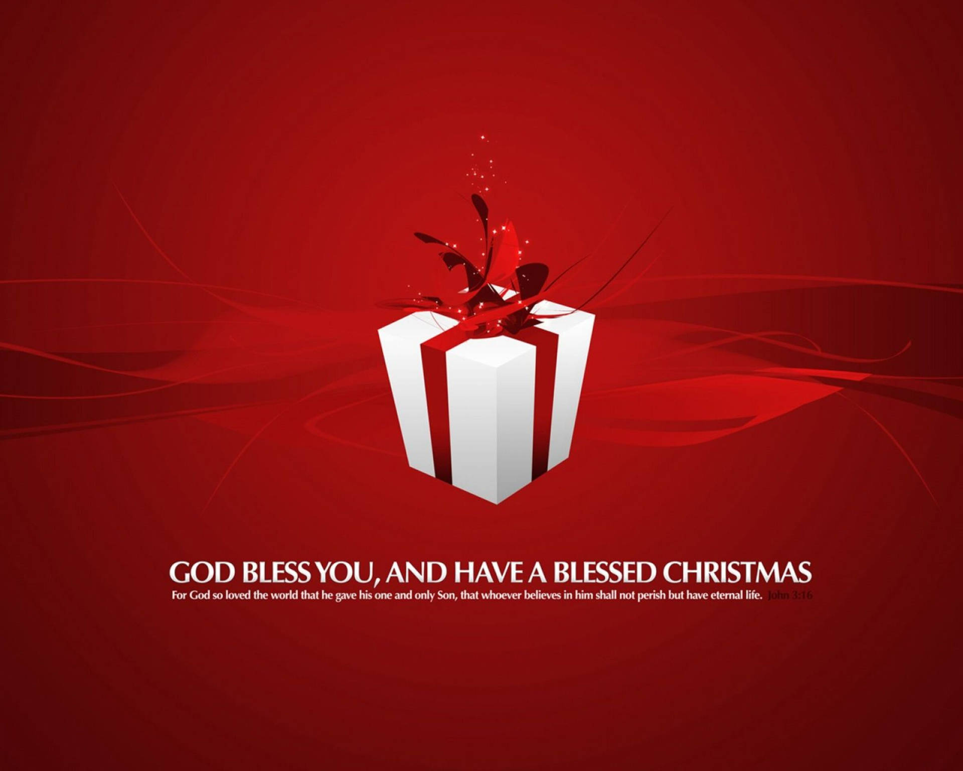 John 3:16 Christmas Background Wallpaper