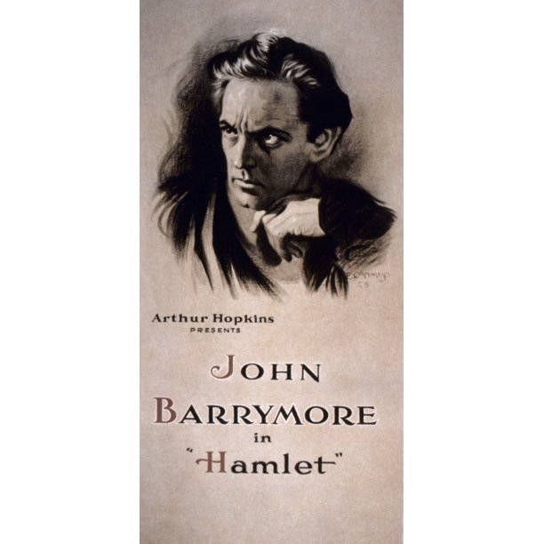 John Barrymore Hamlet Poster Wallpaper