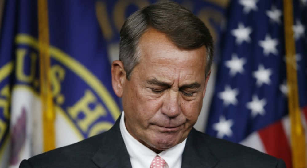 John Boehner er skuffede over manglen på lederskab i Washington. Wallpaper