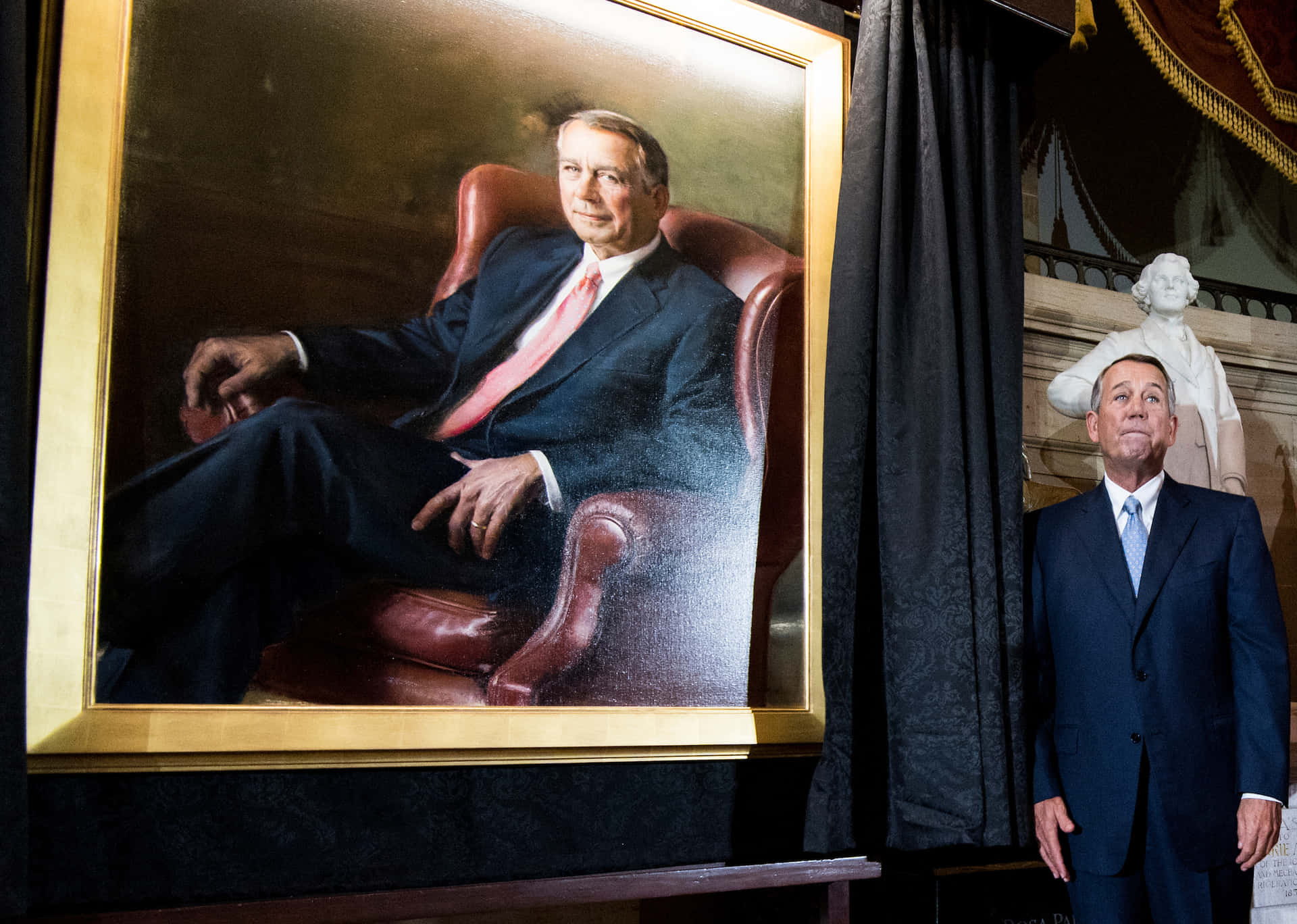 Portrait of John Boehner, former Speaker of the United States House of Representatives Wallpaper