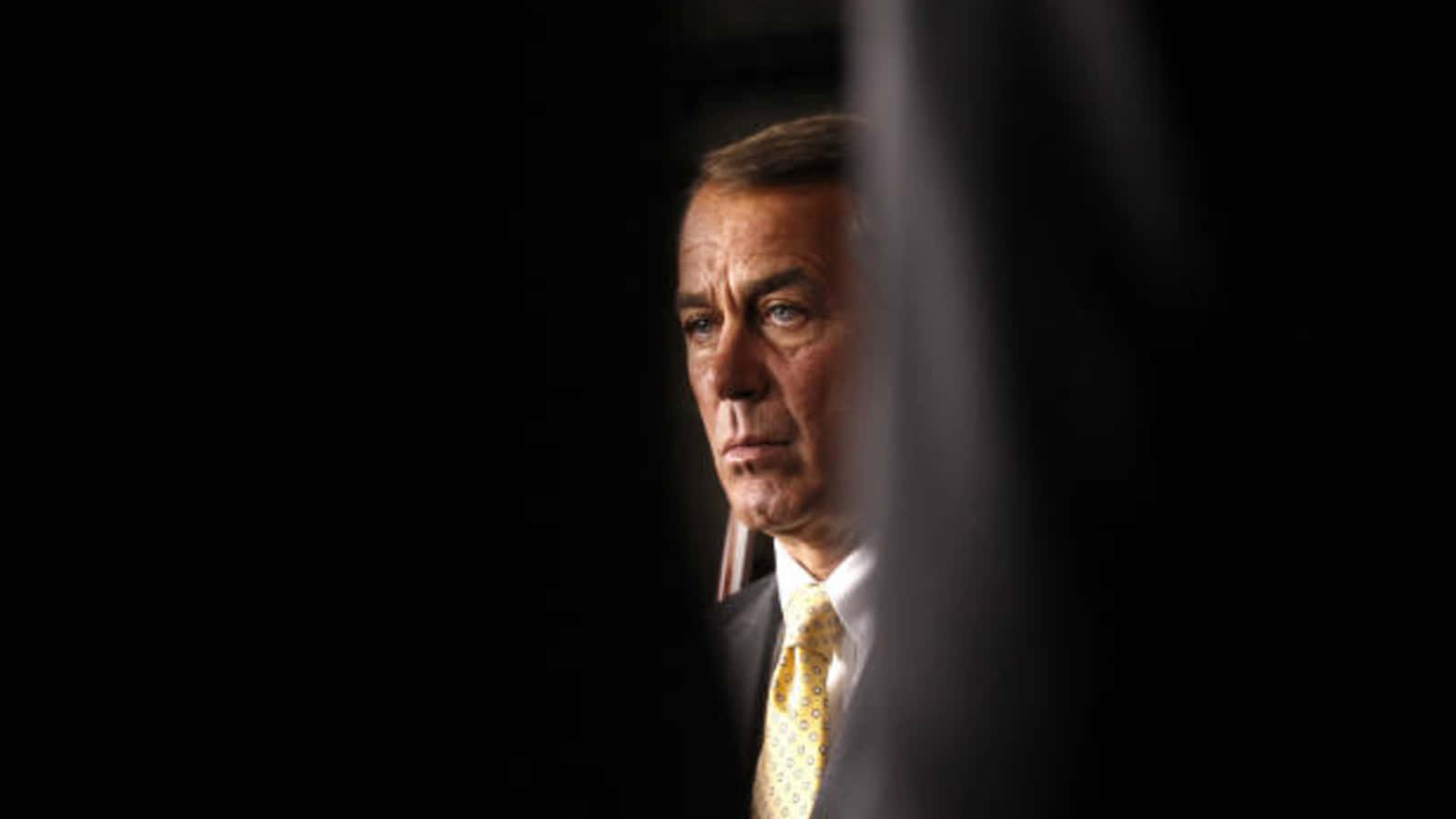 John Boehner sørgmodig udtryk tapet Wallpaper