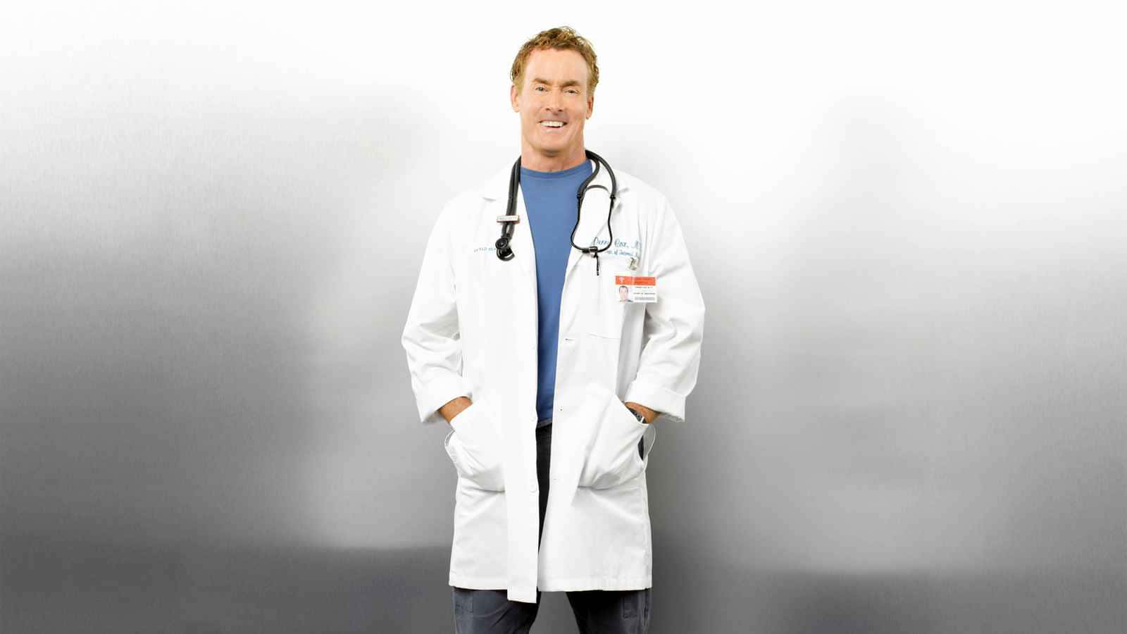 John C. McGinley Smiling Wallpaper