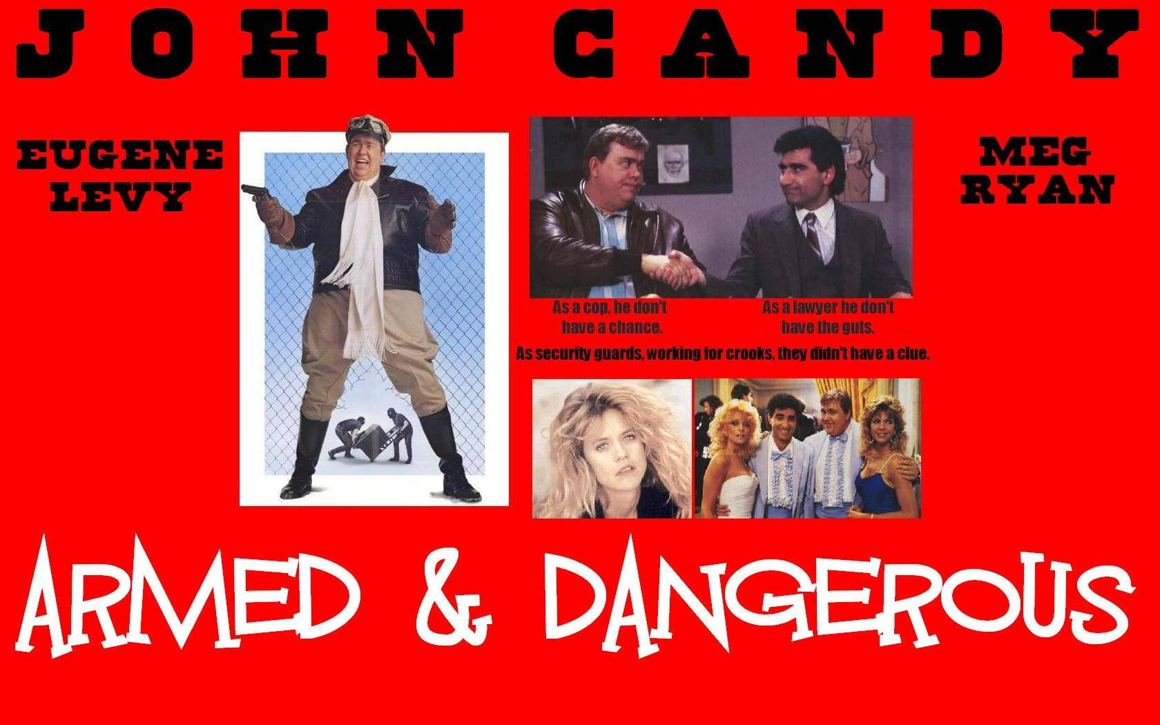 John Candy Red Background Wallpaper