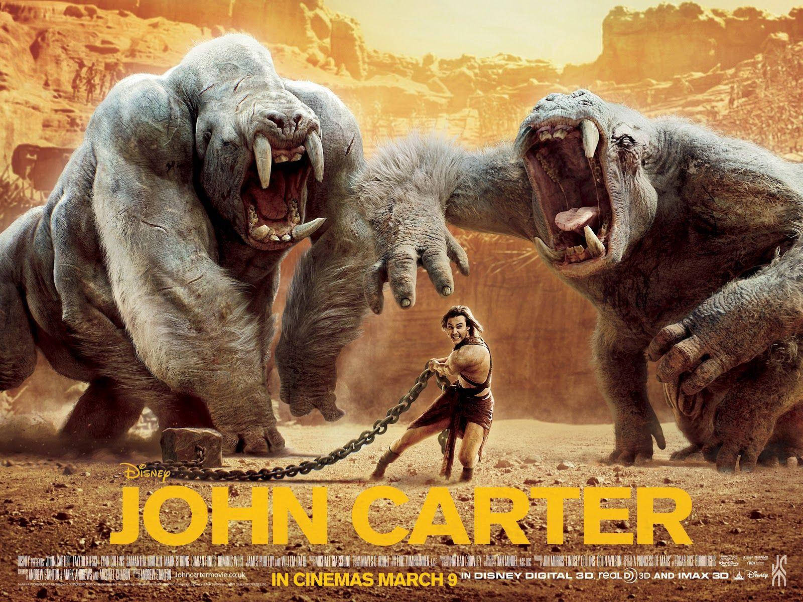 John Carter Movie Poster Wallpaper