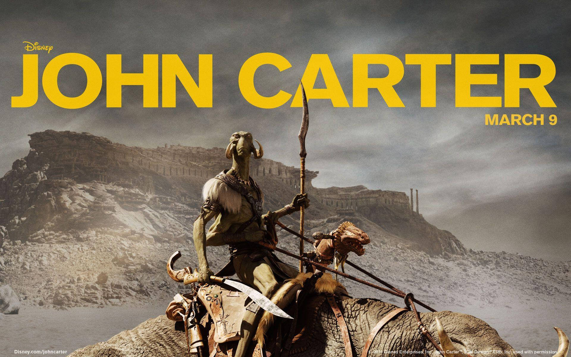 John Carter Promotional Poster Wallpaper