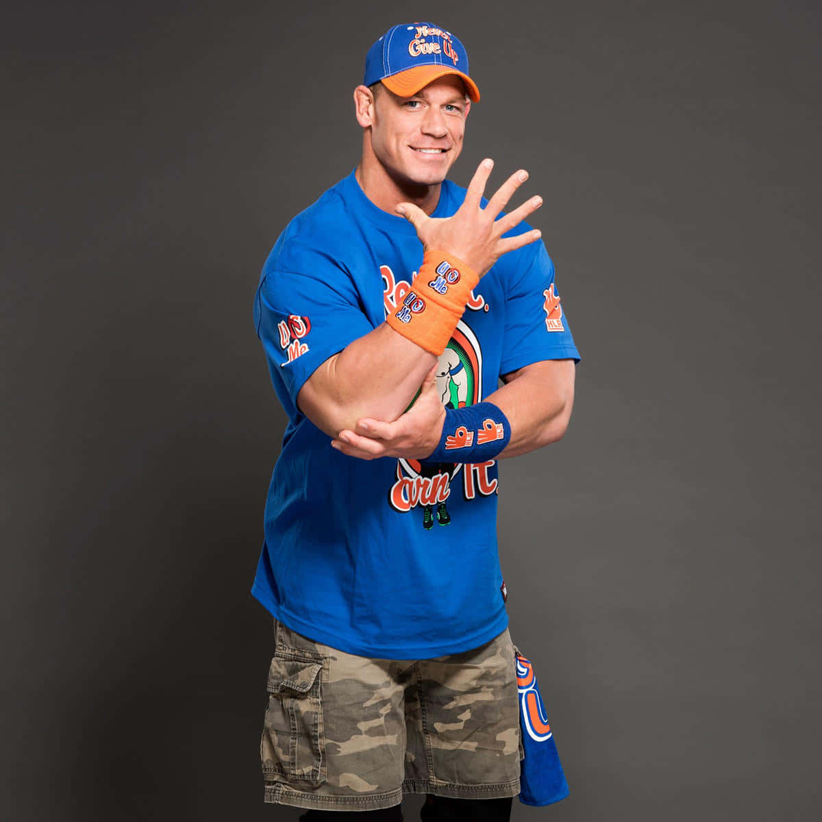 Powerful Stance of WWE Superstar John Cena