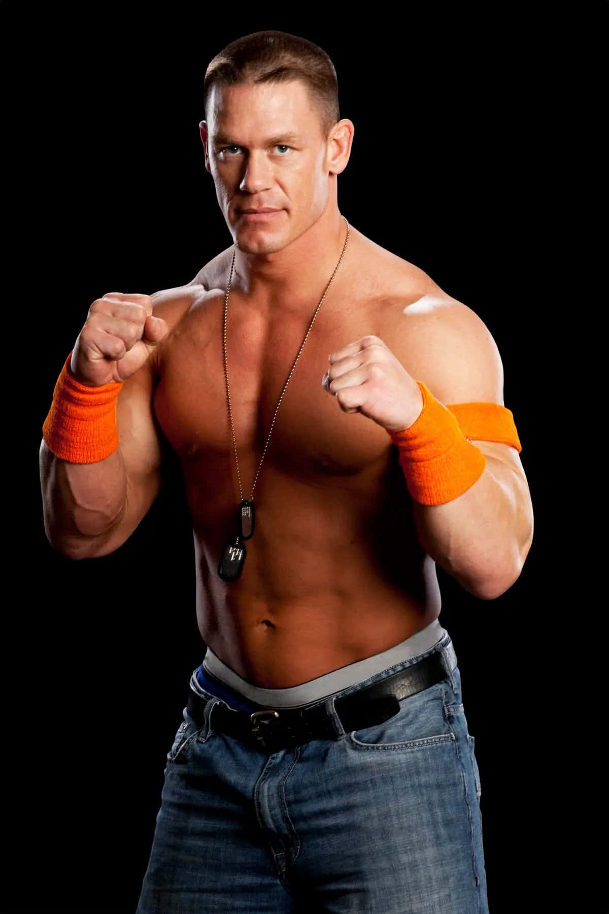 John Cena in a powerful pose