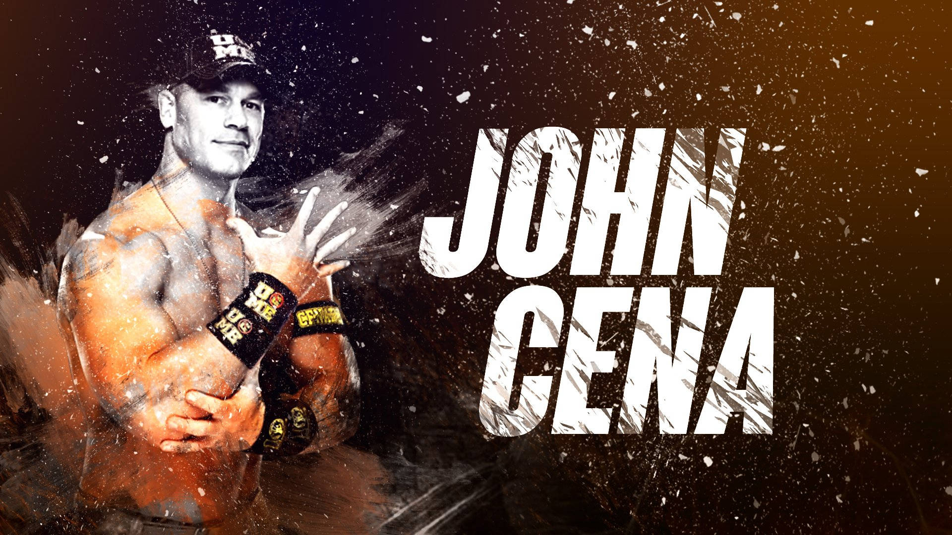 John Cena American Pro Wrestler Fan Art Wallpaper