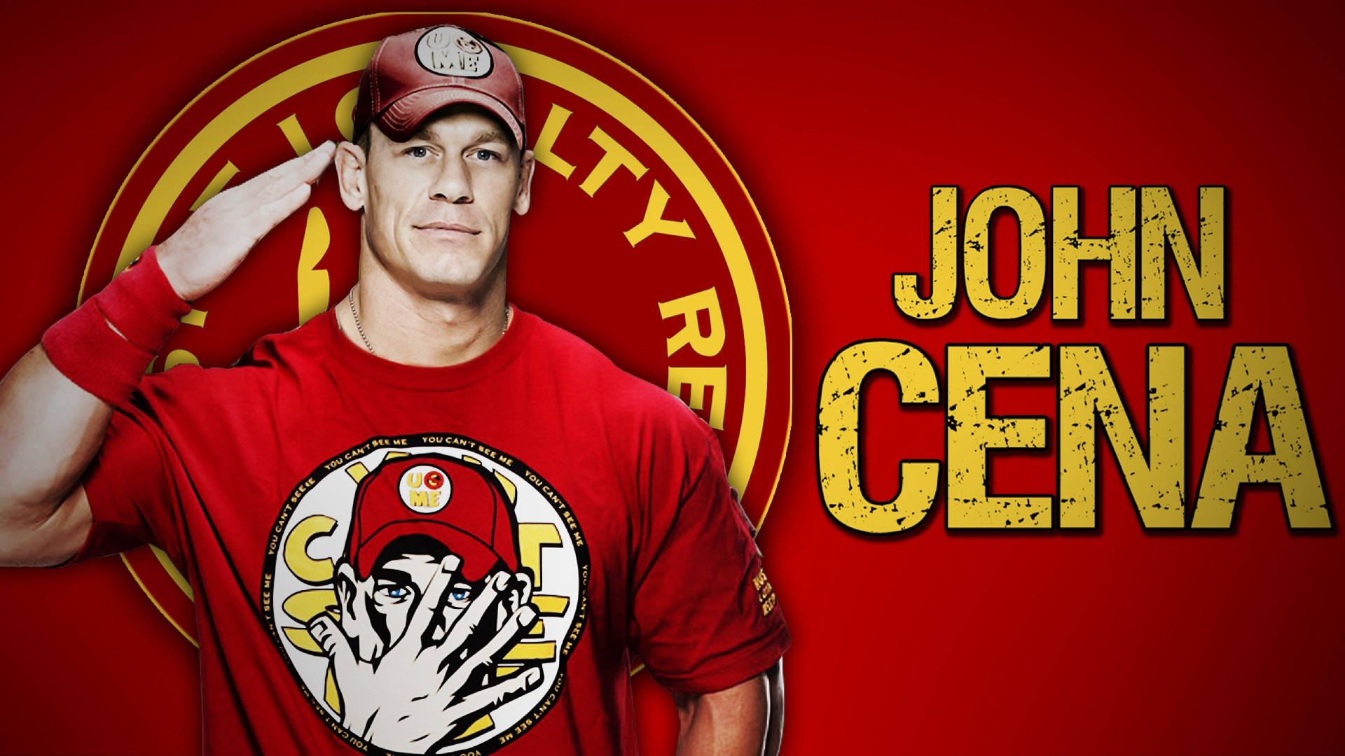 John Cena In Red