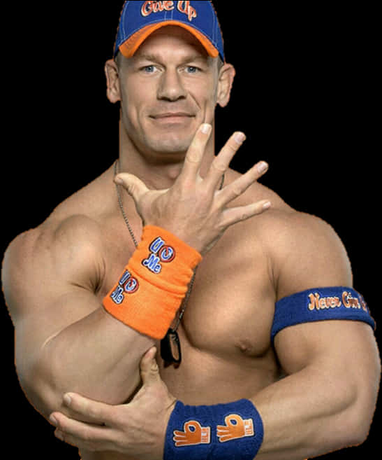 John Cena You Cant See Me Pose PNG