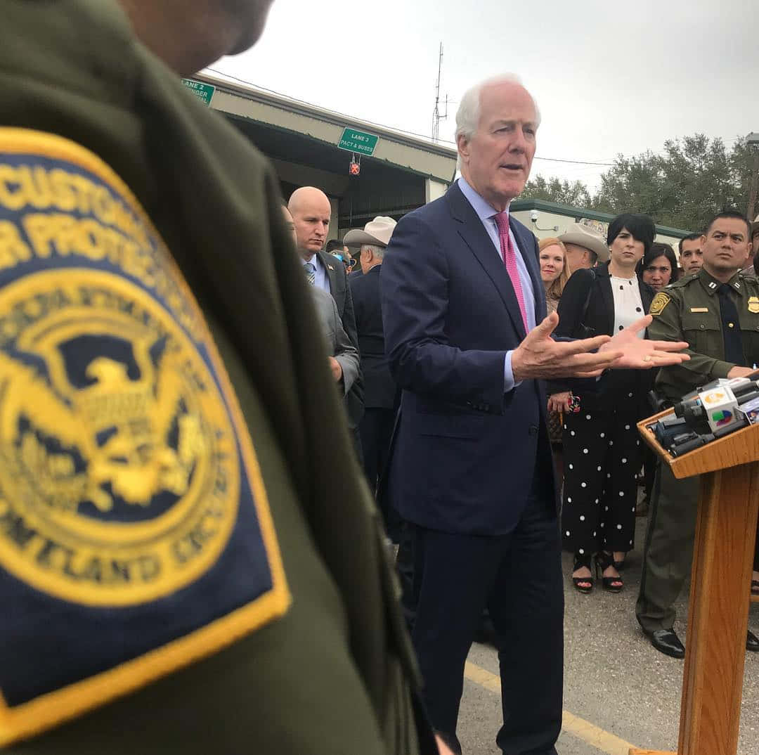 John Cornyn Announcing To The Force Wallpaper