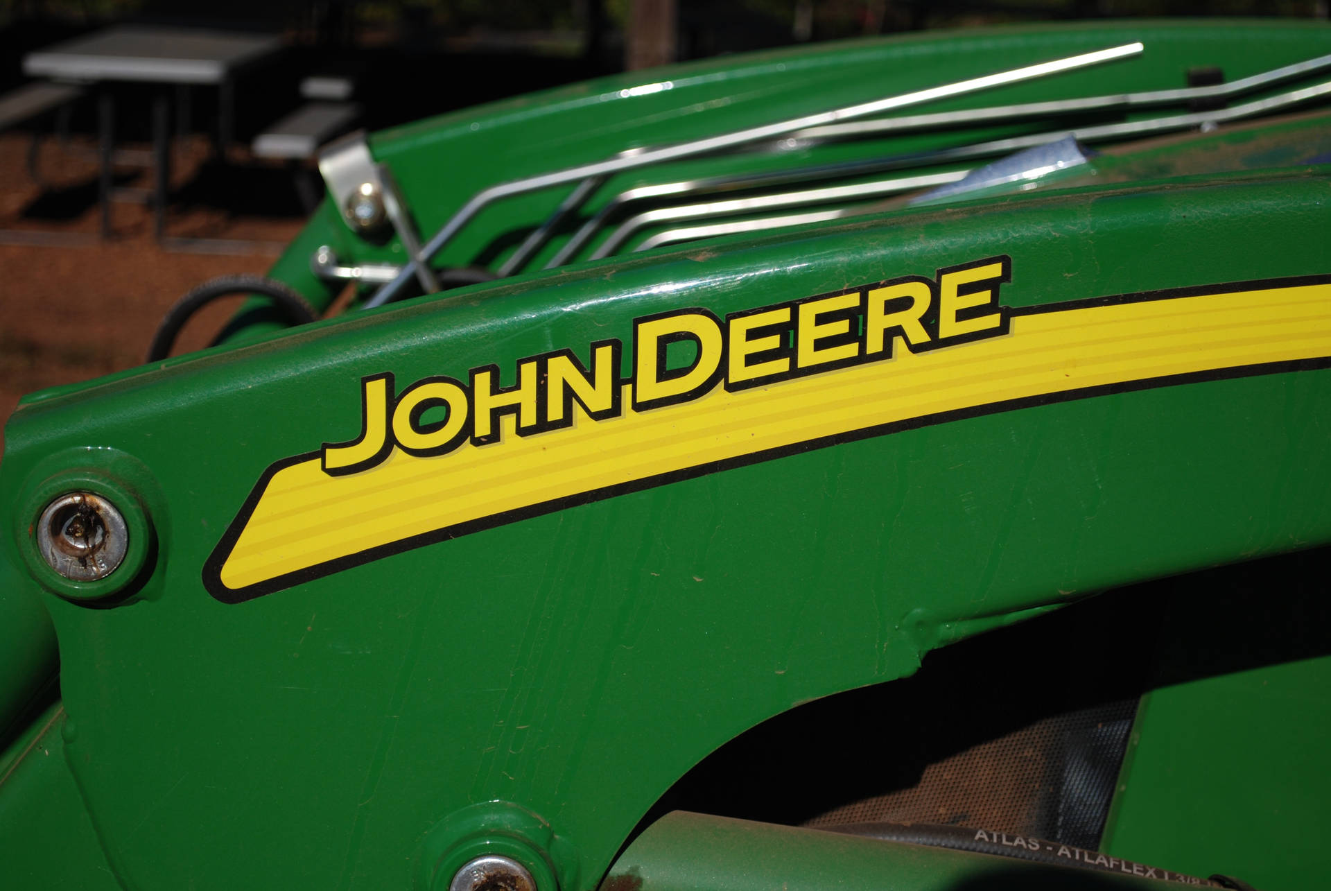 John Deere Machine Close Up