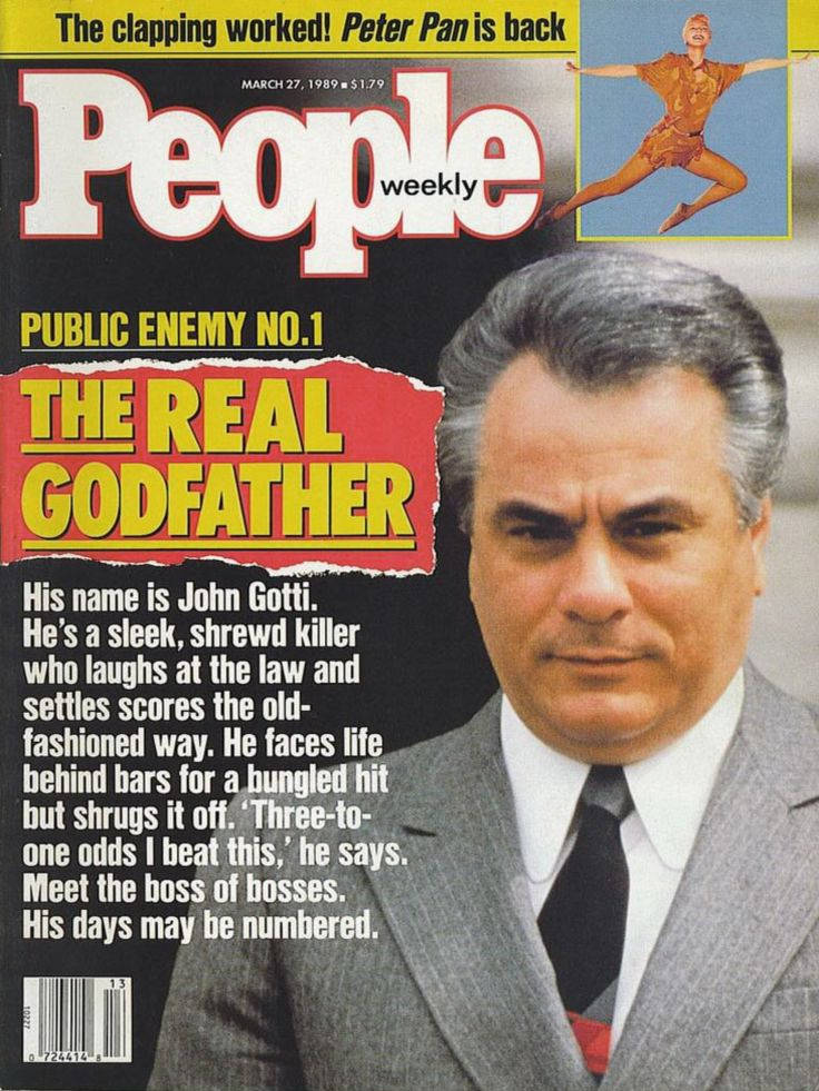 John Gotti, Infamous Mob Boss, on the Cover of People Weekly Magazine Wallpaper