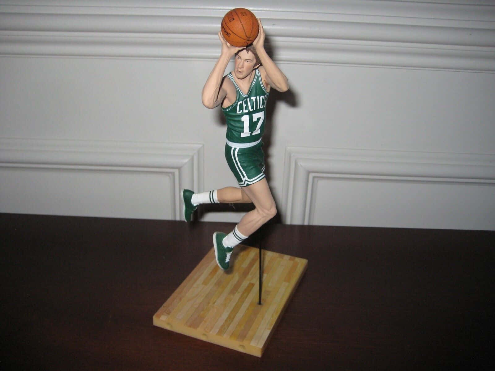 Modellodi Figura Di John Havlicek Nel Basket Sfondo