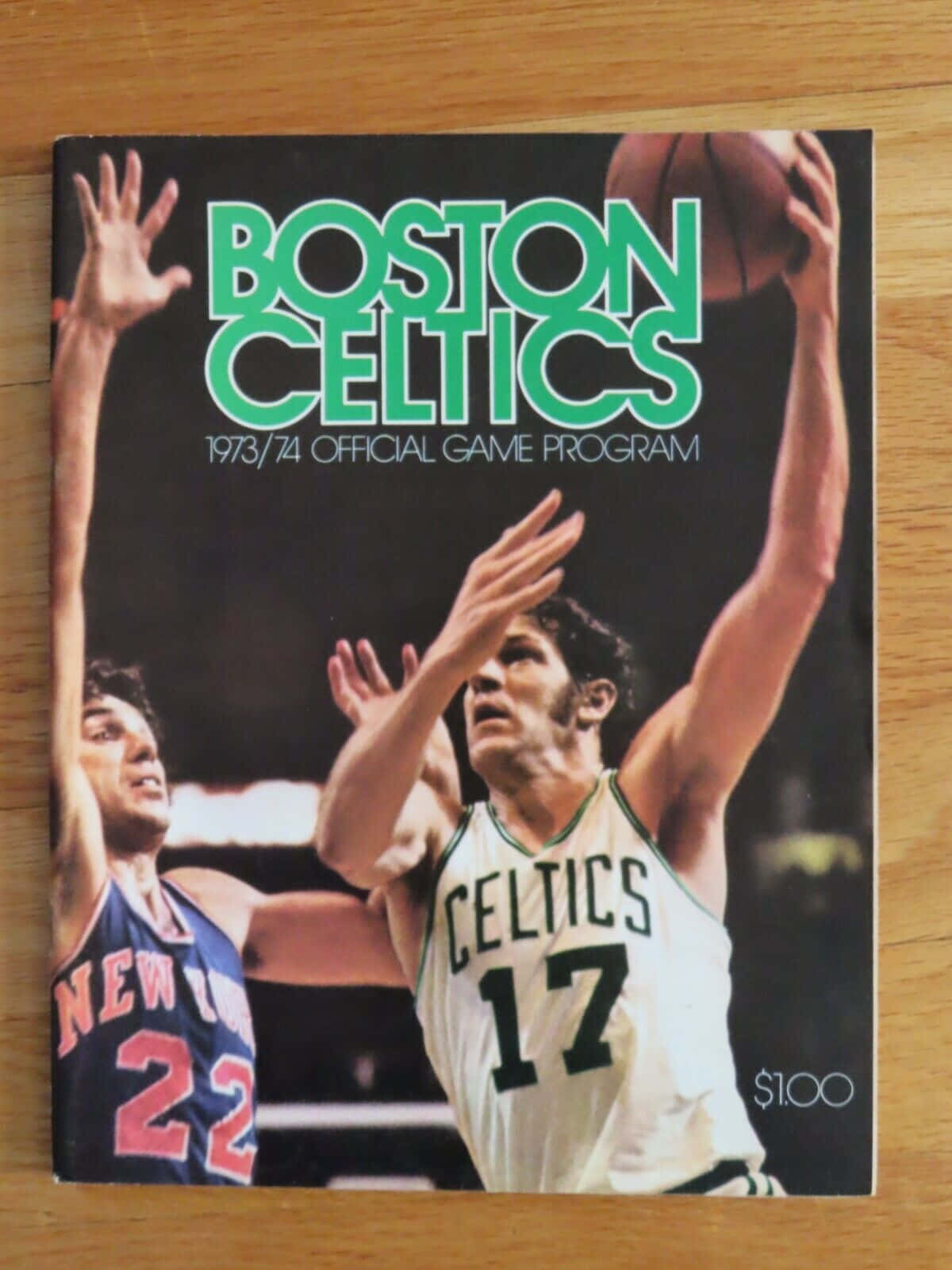 Johnhavlicek Boston Celtics Programm 1973 Wallpaper