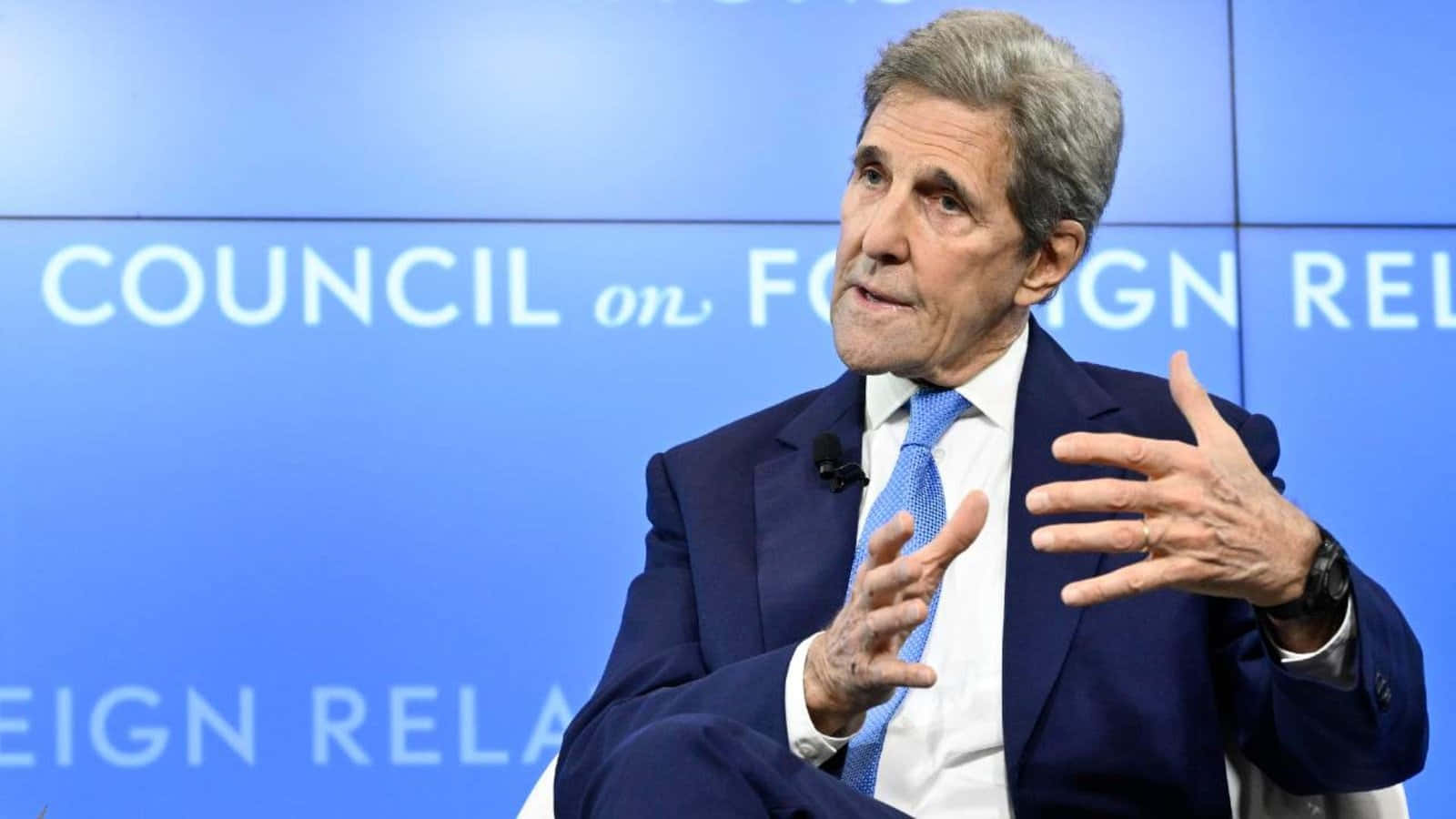 John Kerry On Council And Foreign Relations Event Wallpaper