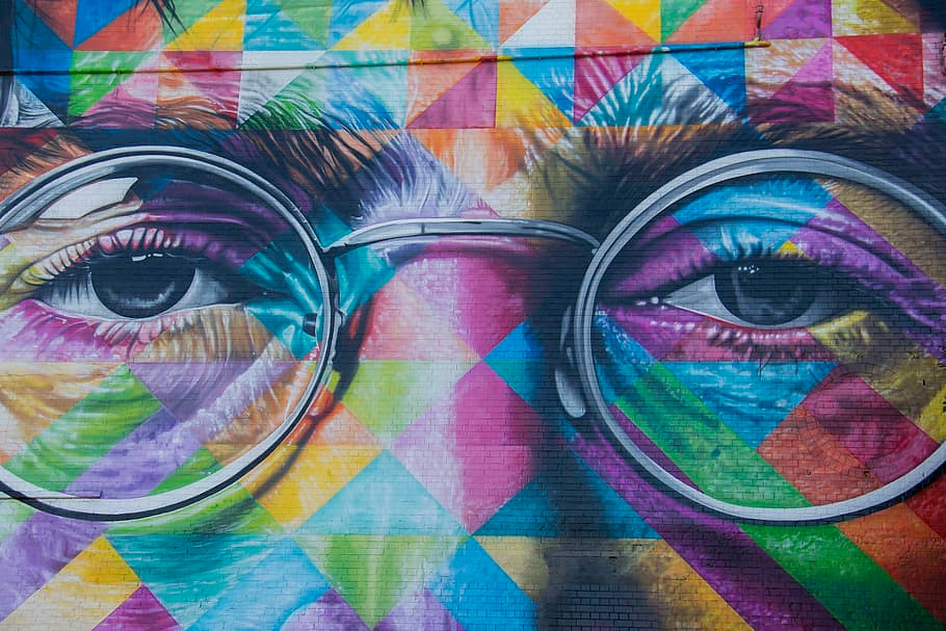 John Lennon Eyes Artwork Wallpaper