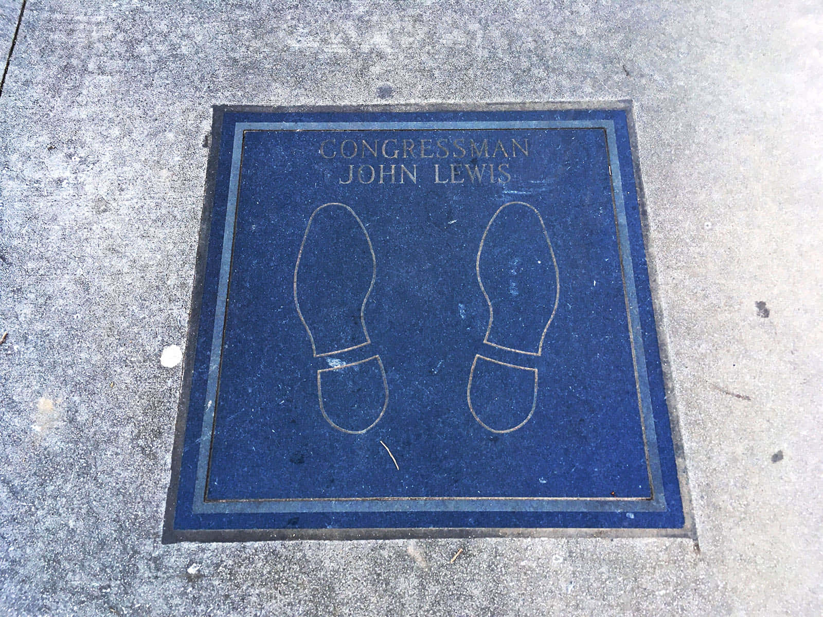 John Lewis’ Footstep Impressions On The Walk Of Fame Wallpaper