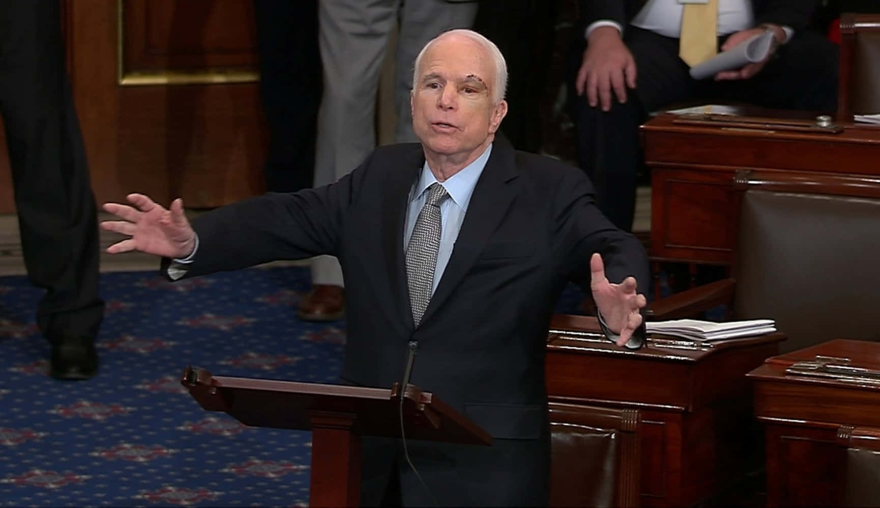 John Mc Cain Senate Speech Wallpaper