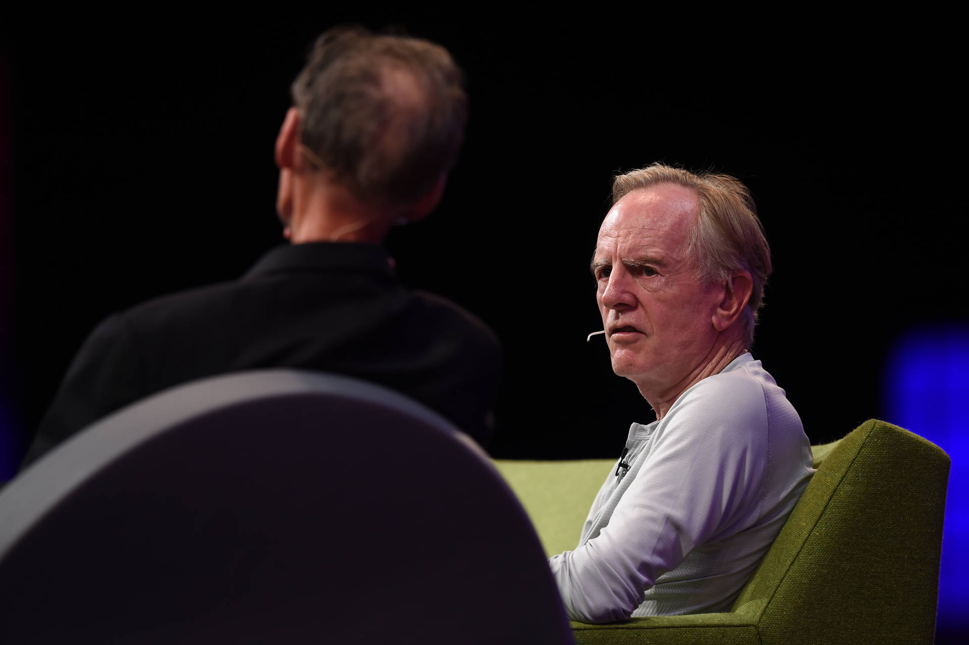 John Sculley In A Panel Interview Wallpaper