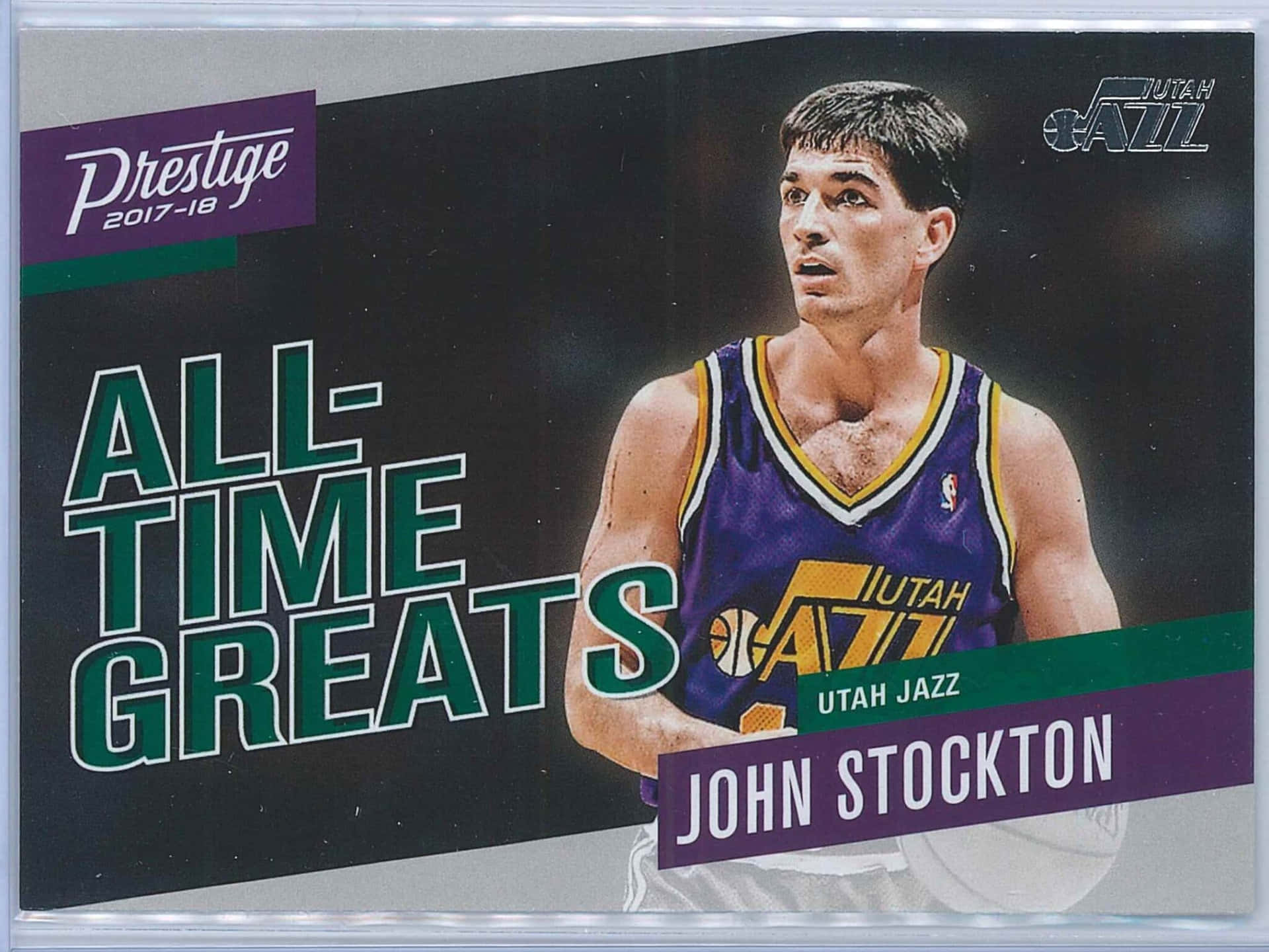 John Stockton Classic Utah Jazz NBA Action Poster - Starline Inc
