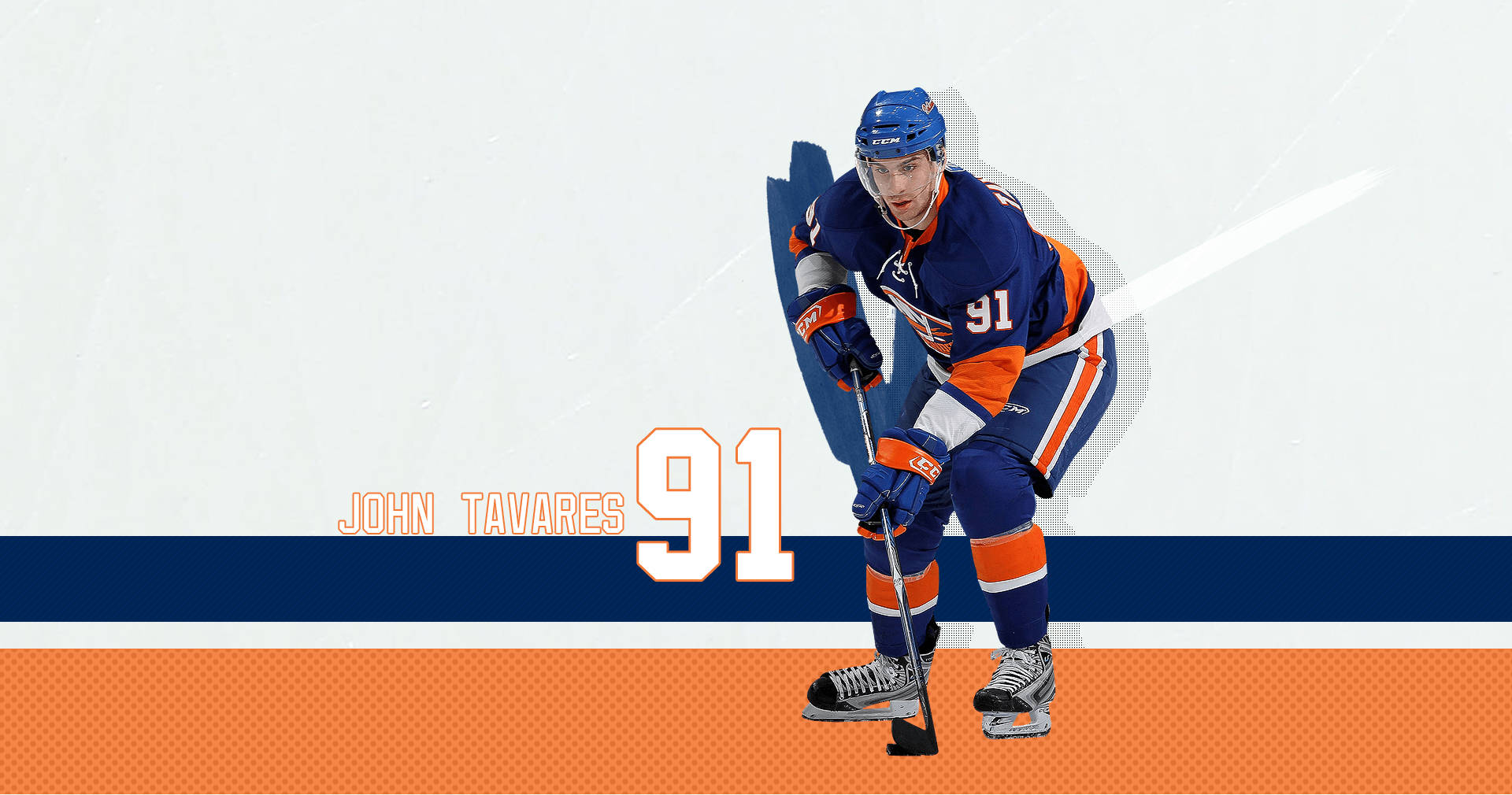 Fanartde John Tavares De Los New York Islanders. Fondo de pantalla