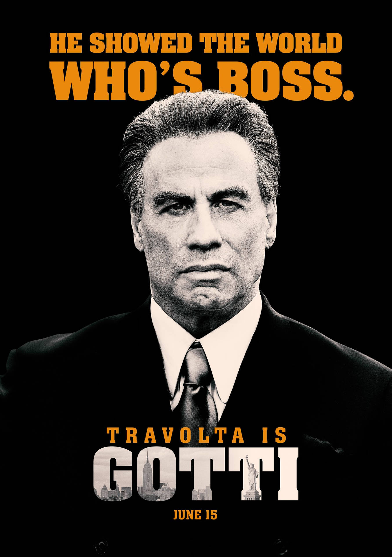 John Travolta som John Gotti Tapet Wallpaper