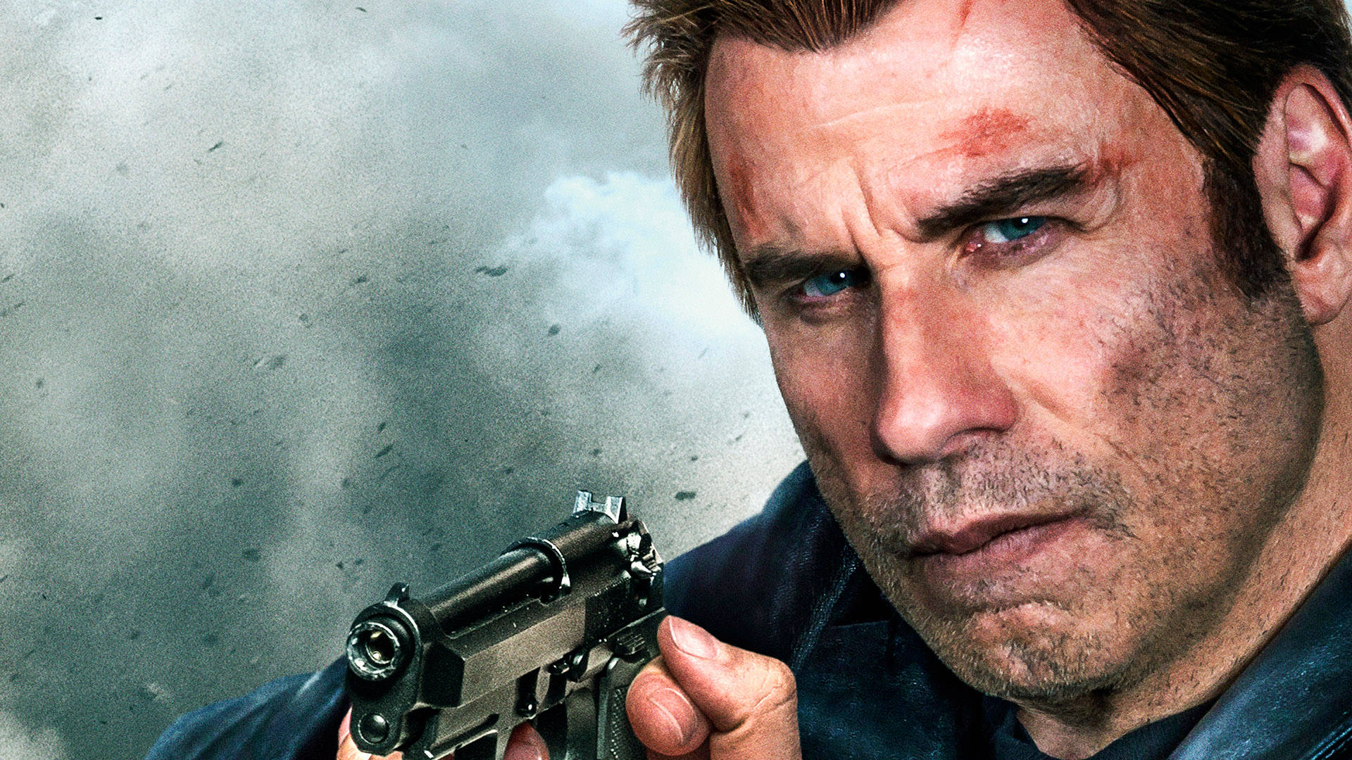 John Travolta Hollywood Action Star livlig tapet Wallpaper