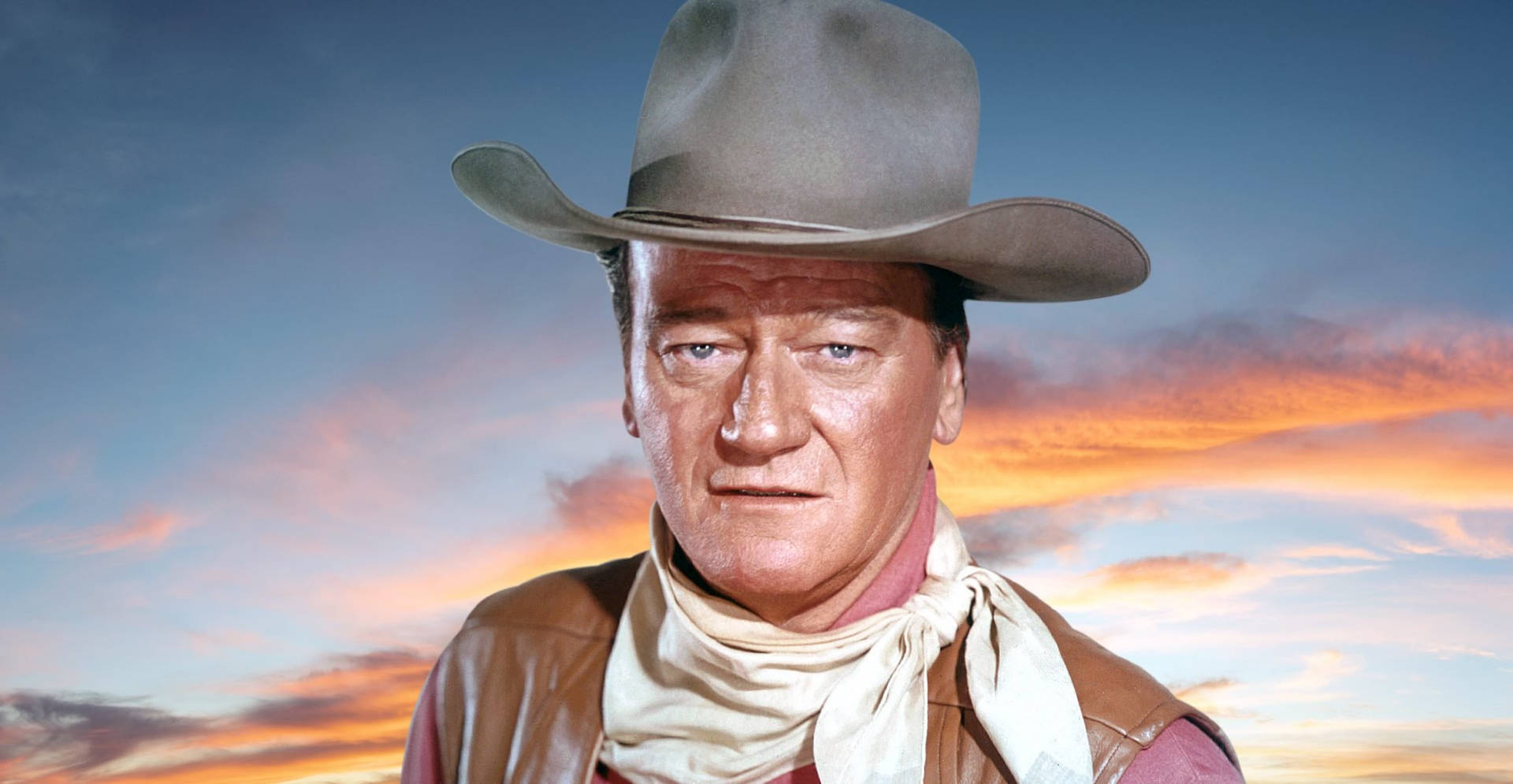 Retratode John Wayne Fondo de pantalla