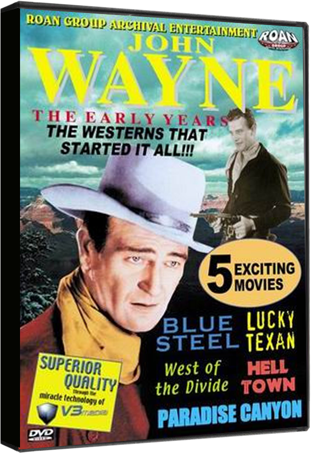 John Wayne The Early Years D V D Cover PNG