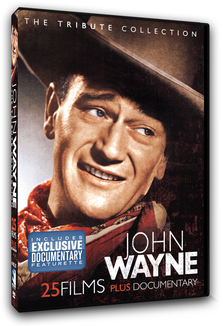 John Wayne Tribute Collection D V D Cover PNG