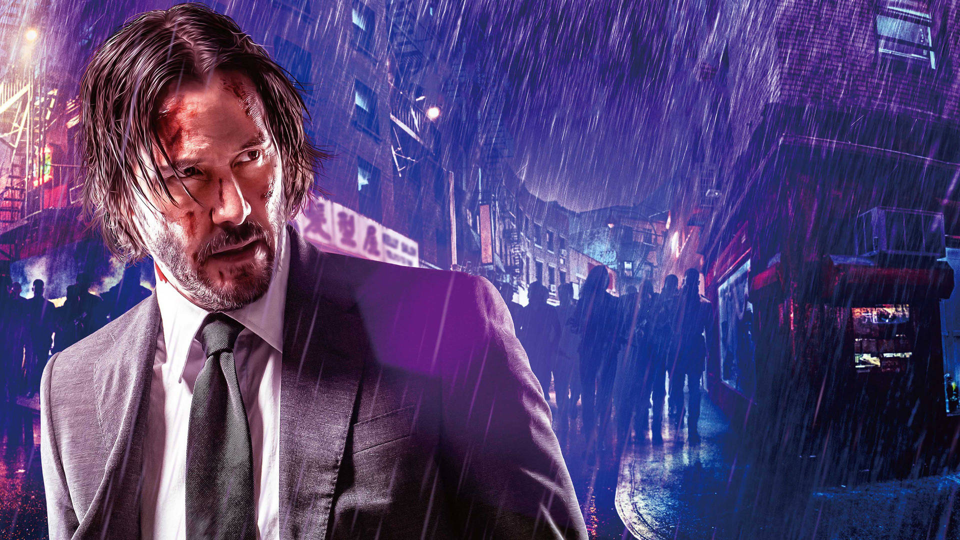 John Wick: An Embodiment Of Raw Action And Intensity Wallpaper