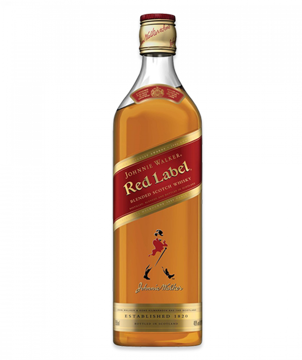 Download Johnnie Walker Red Label Whiskey Bottle | Wallpapers.com